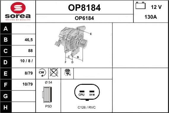 SNRA OP8184 - Laturi inparts.fi