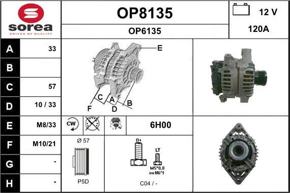 SNRA OP8135 - Laturi inparts.fi