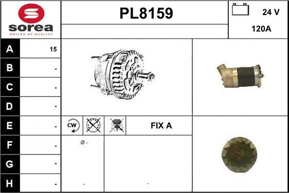 SNRA PL8159 - Laturi inparts.fi