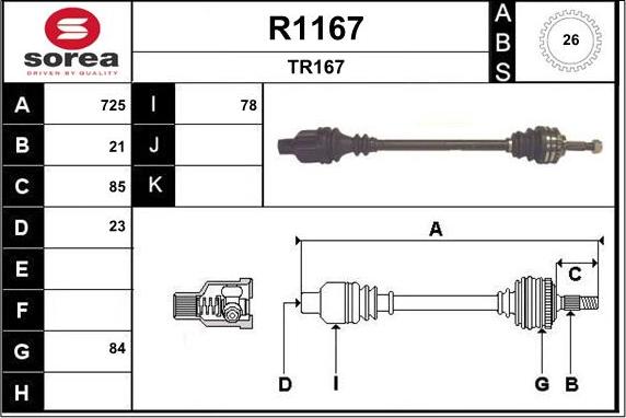 SNRA R1167 - Vetoakseli inparts.fi