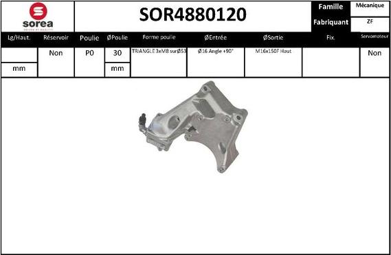 SNRA SOR4880120 - Hydrauliikkapumppu, ohjaus inparts.fi