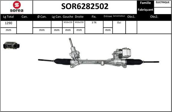 SNRA SOR6282502 - Ohjausvaihde inparts.fi