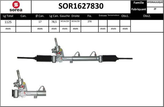 SNRA SOR1627830 - Ohjausvaihde inparts.fi