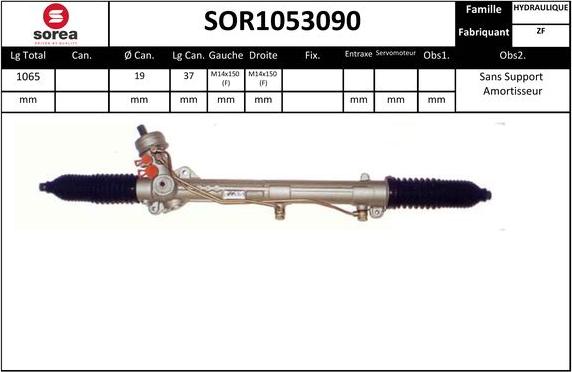 SNRA SOR1053090 - Ohjausvaihde inparts.fi