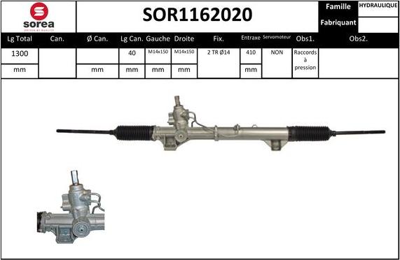 SNRA SOR1162020 - Ohjausvaihde inparts.fi