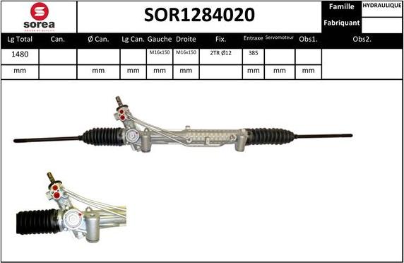 SNRA SOR1284020 - Ohjausvaihde inparts.fi