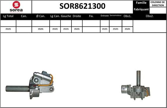 SNRA SOR8621300 - Ohjauspylväs inparts.fi