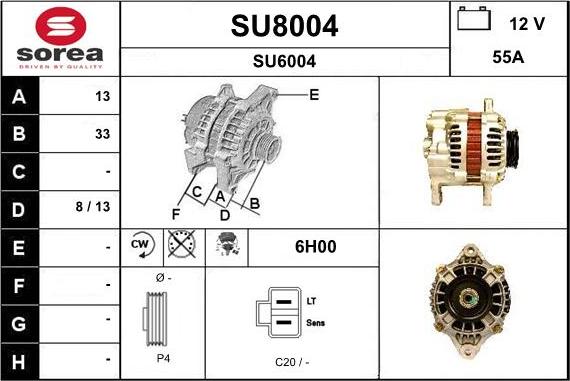 SNRA SU8004 - Laturi inparts.fi