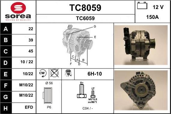 SNRA TC8059 - Laturi inparts.fi