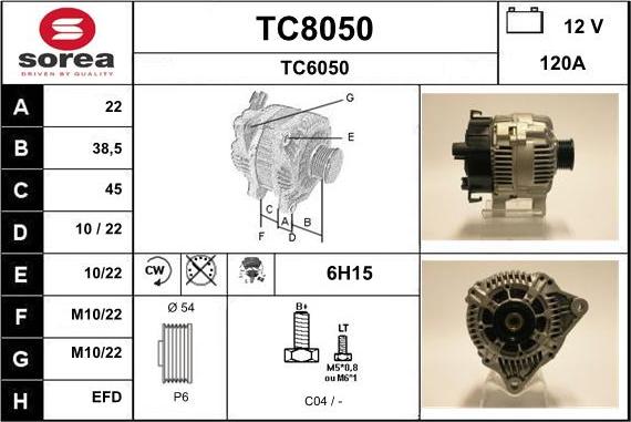 SNRA TC8050 - Laturi inparts.fi