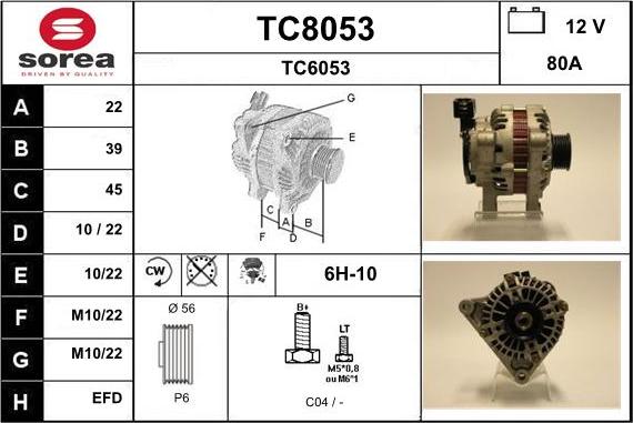 SNRA TC8053 - Laturi inparts.fi