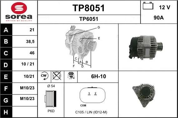 SNRA TP8051 - Laturi inparts.fi