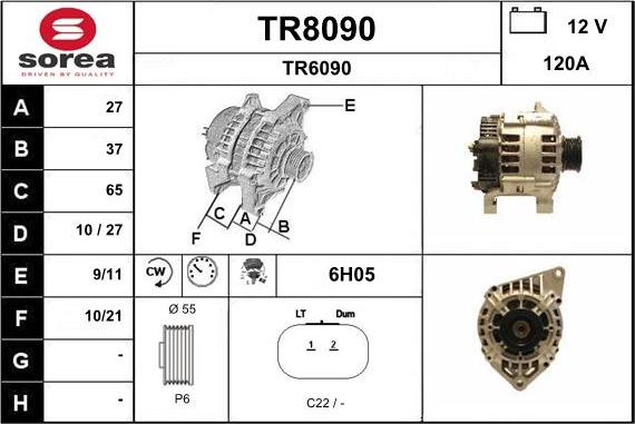 SNRA TR8090 - Laturi inparts.fi