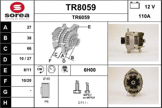 SNRA TR8059 - Laturi inparts.fi