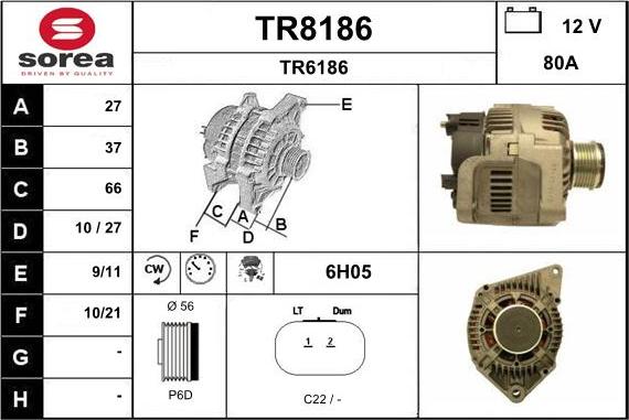 SNRA TR8186 - Laturi inparts.fi