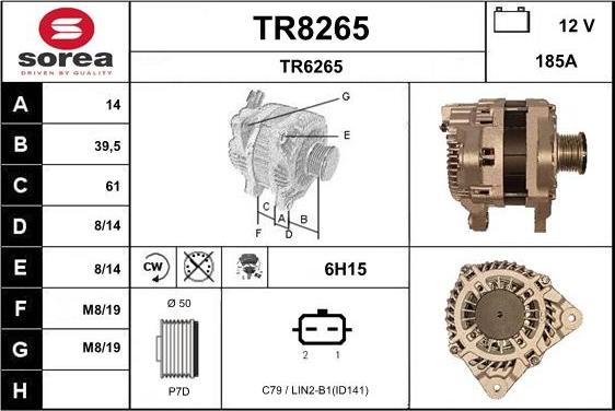 SNRA TR8265 - Laturi inparts.fi