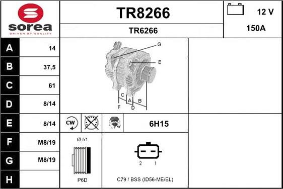 SNRA TR8266 - Laturi inparts.fi