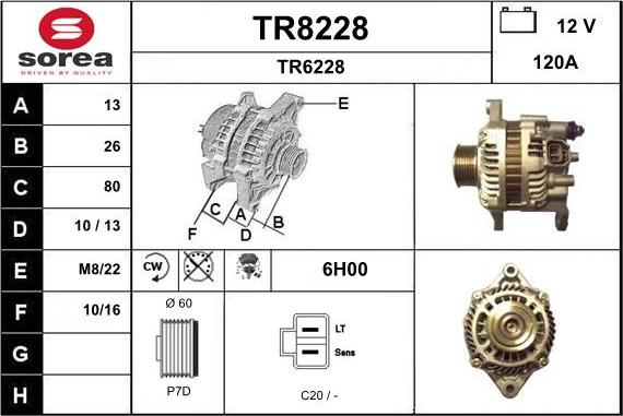 SNRA TR8228 - Laturi inparts.fi