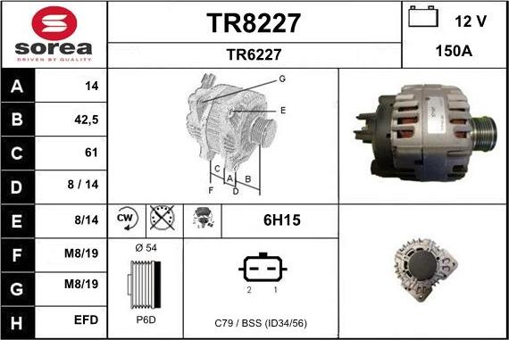 SNRA TR8227 - Laturi inparts.fi