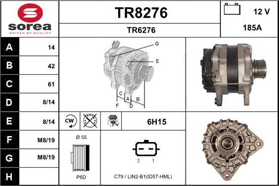 SNRA TR8276 - Laturi inparts.fi