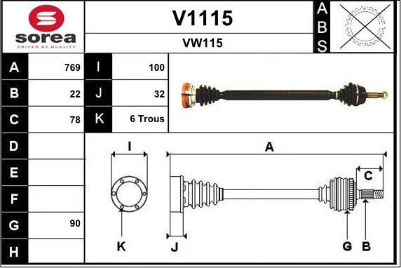 SNRA V1115 - Vetoakseli inparts.fi