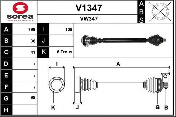 SNRA V1347 - Vetoakseli inparts.fi