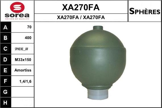 SNRA XA270FA - Jousikammio, jousitus / vaimennus inparts.fi