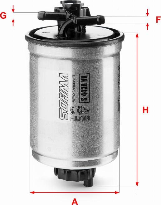 Sofima S 4430 NR - Polttoainesuodatin inparts.fi