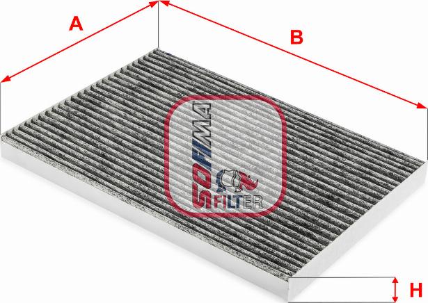 Sofima S 4268 CA - Suodatin, sisäilma inparts.fi
