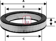 Sofima S 4710 A - Ilmansuodatin inparts.fi