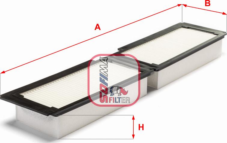 Sofima S 3055 C - Suodatin, sisäilma inparts.fi