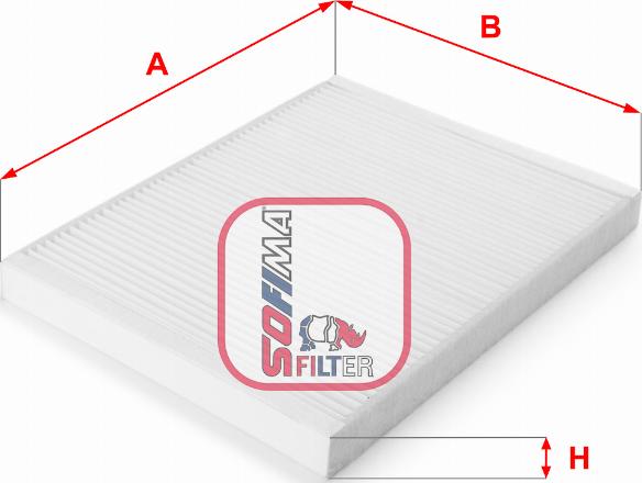 Sofima S 3052 C - Suodatin, sisäilma inparts.fi