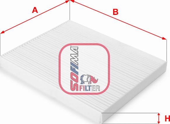 Sofima S 3191 C - Suodatin, sisäilma inparts.fi
