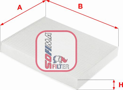Sofima S 3273 C - Suodatin, sisäilma inparts.fi