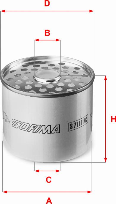 Sofima S 7111 NC - Polttoainesuodatin inparts.fi