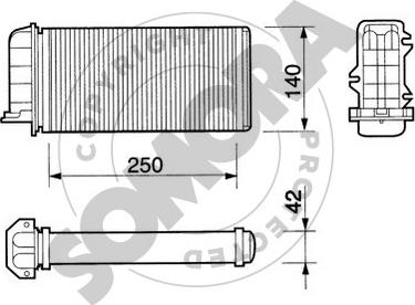 Somora 082250 - Lämmityslaitteen kenno inparts.fi