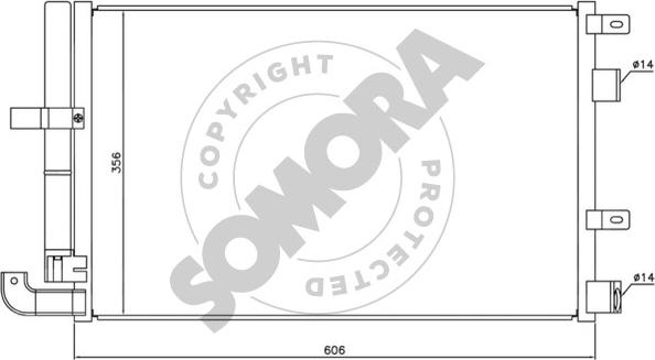 Somora 158060 - Lauhdutin, ilmastointilaite inparts.fi