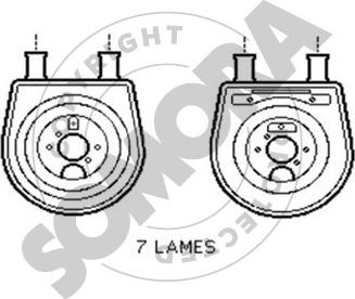 Somora 137065 - Moottoriöljyn jäähdytin inparts.fi