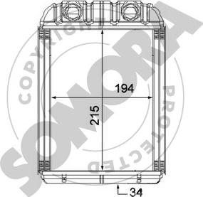 Somora 358550 - Lämmityslaitteen kenno inparts.fi