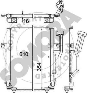 Somora 361260A - Lauhdutin, ilmastointilaite inparts.fi