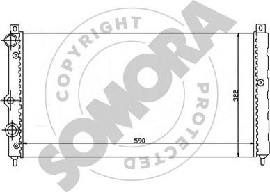 Somora 290141 - Jäähdytin,moottorin jäähdytys inparts.fi