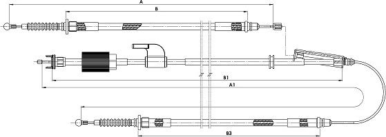 SONOVA CM21520 - Vaijeri, seisontajarru inparts.fi