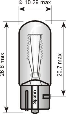 Spahn Glühlampen 5221L - Polttimo, vilkkuvalo inparts.fi