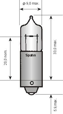 Spahn Glühlampen 783220L - Polttimo, vilkkuvalo inparts.fi