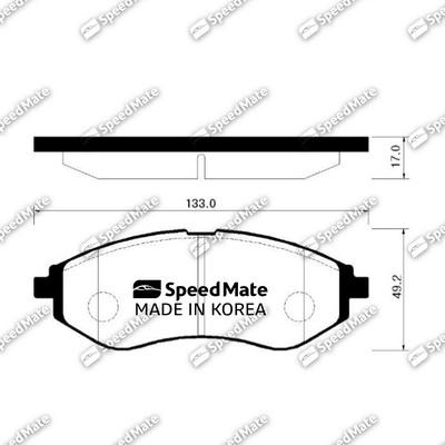 SpeedMate SM-BPG013 - Jarrupala, levyjarru inparts.fi