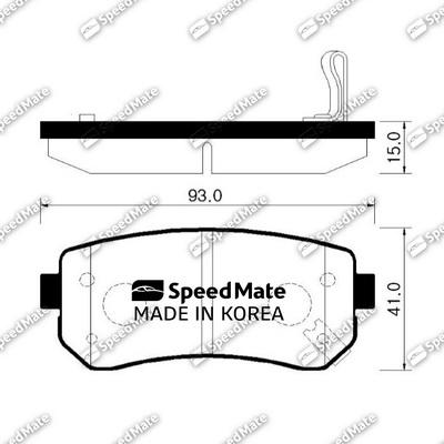 SpeedMate SM-BPH034 - Jarrupala, levyjarru inparts.fi