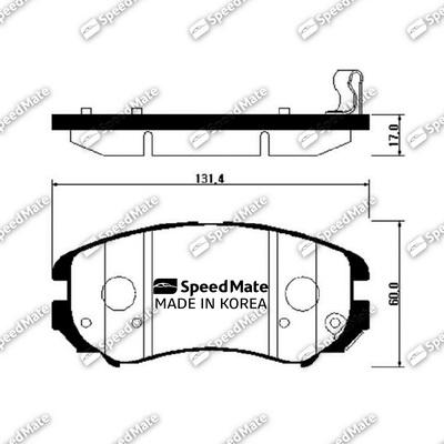 SpeedMate SM-BPH026 - Jarrupala, levyjarru inparts.fi