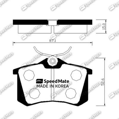 SpeedMate SM-BPS011 - Jarrupala, levyjarru inparts.fi