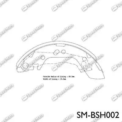 SpeedMate SM-BSH002 - Jarrukenkäsarja inparts.fi