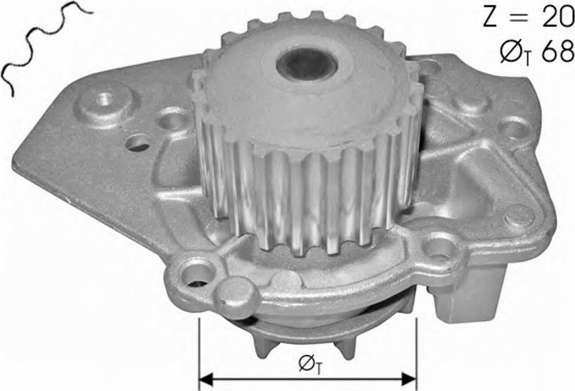 Spidan 60320 - Vesipumppu inparts.fi